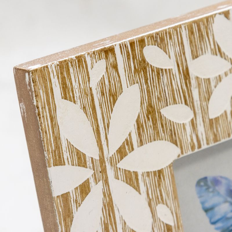 Flowers Design Photo Frame - 4x4