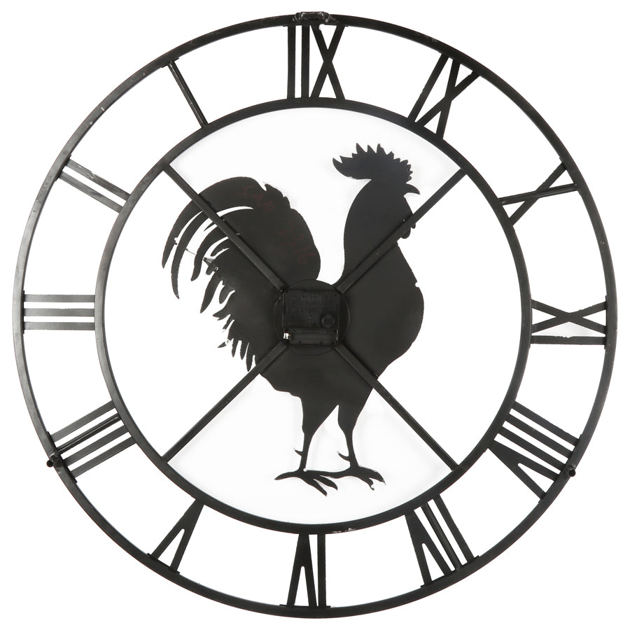 Country Rooster Wall Clock