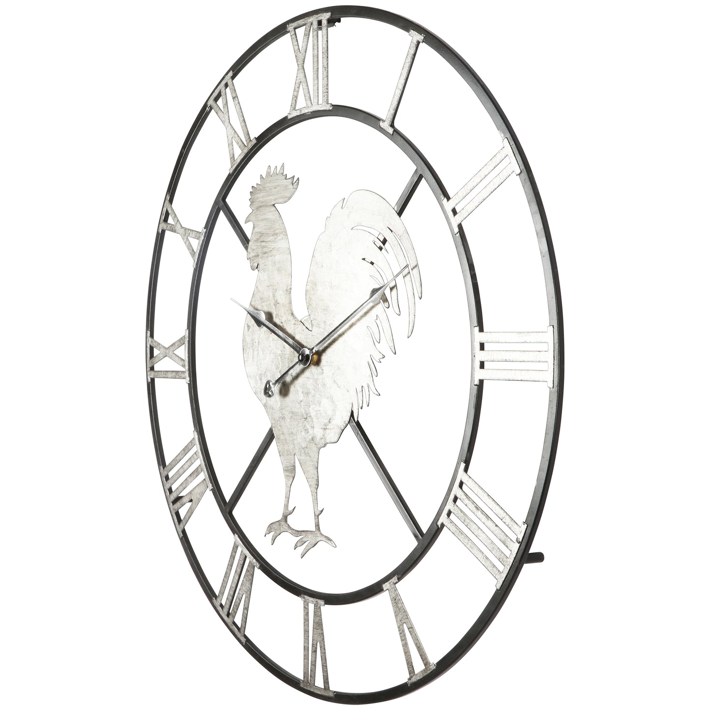 Country Rooster Wall Clock