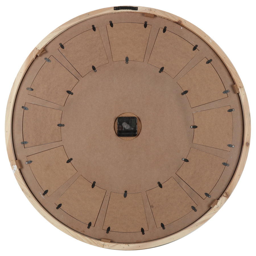 Distressed Photo Gallery Collage Wall Clock