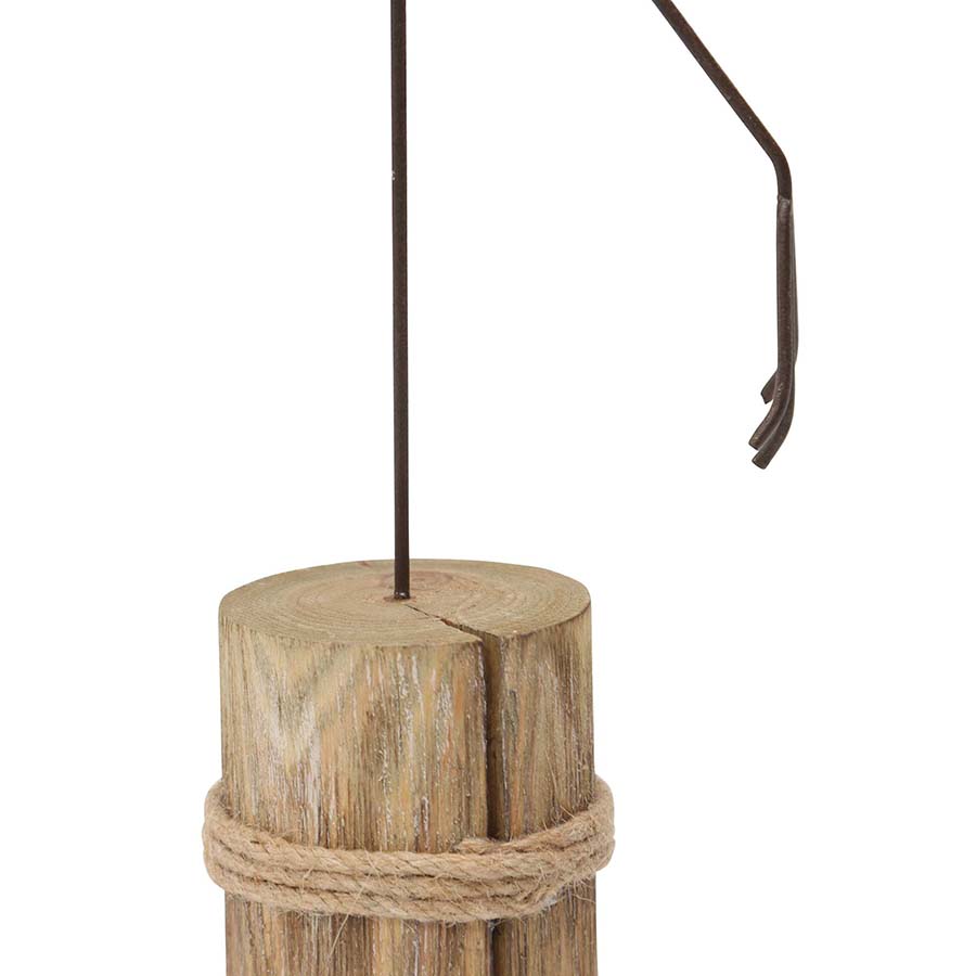 Herons on Wooden Stump