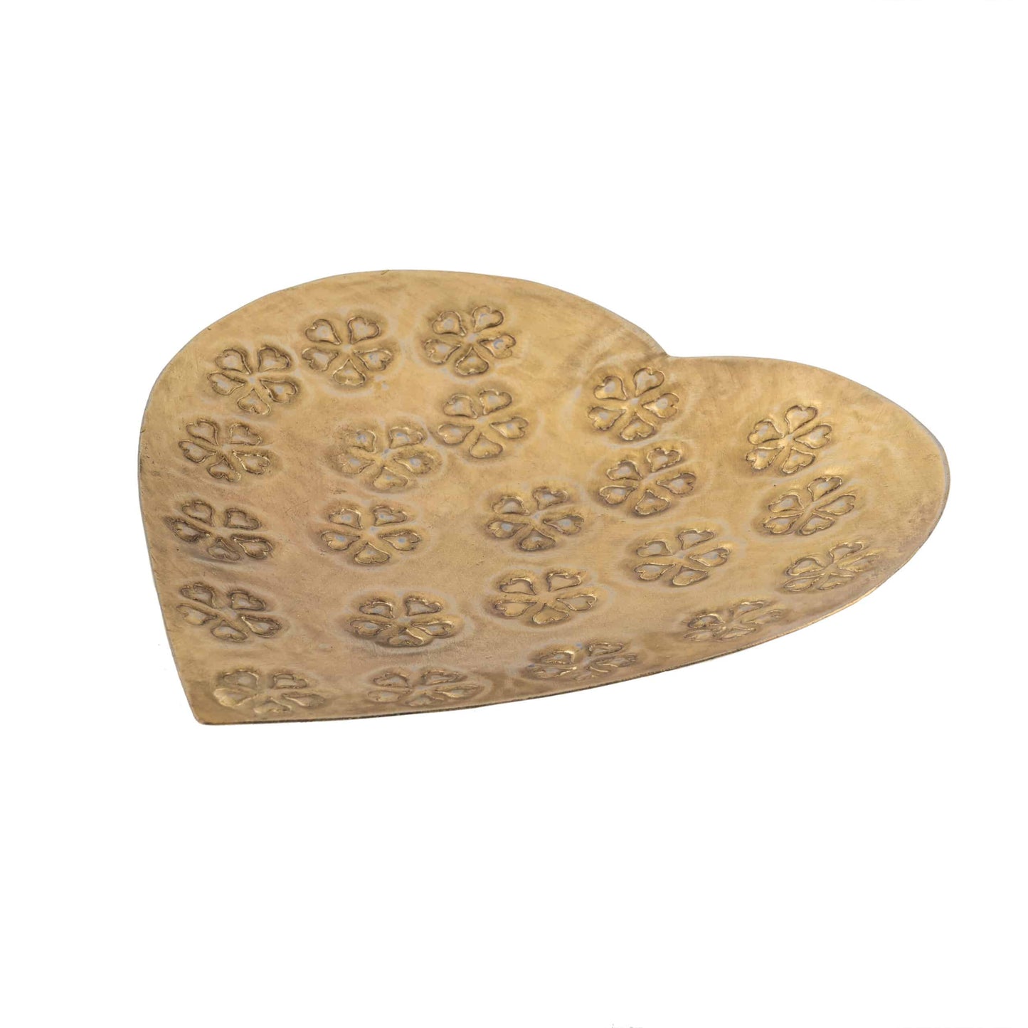 Metal Pressed Hand Crafted Heart Shape Bowl