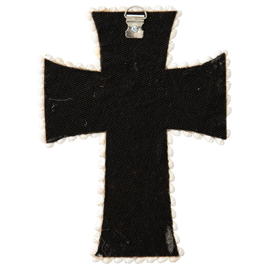 Shell & Broad Handmade Weave Cross Wall Art
