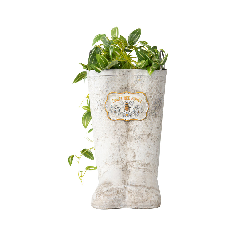 Sweet Bee Honey Gumboots Planter
