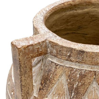 Aged Tribal Style Decorative Pot