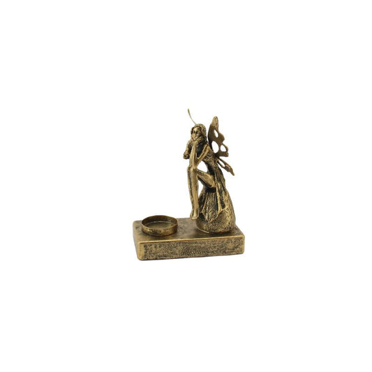 Antique Gold Fairy Tea Light Candle Holder