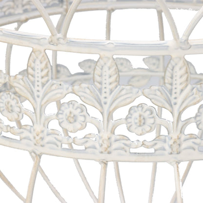 Antique Nested White Hanging Baskets