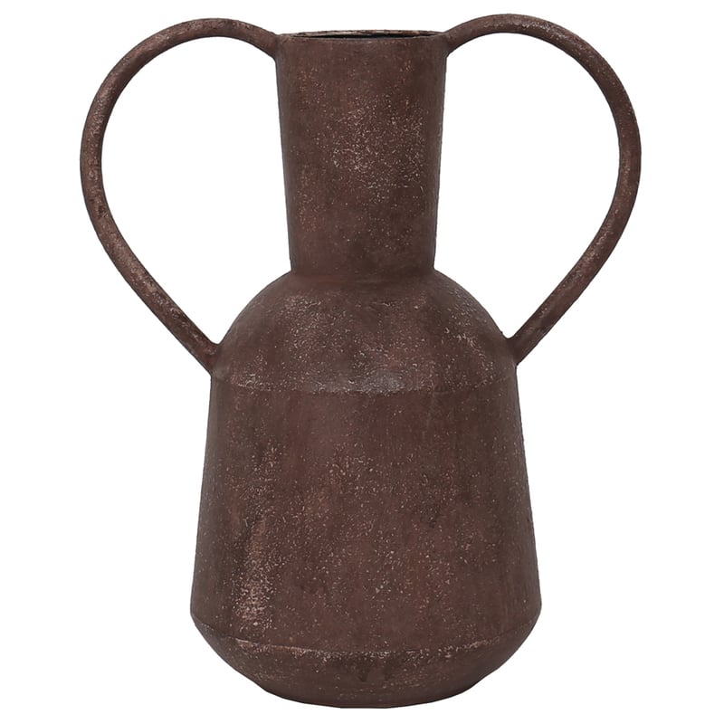 Artisan Aged Vase with Heart Shape Handles