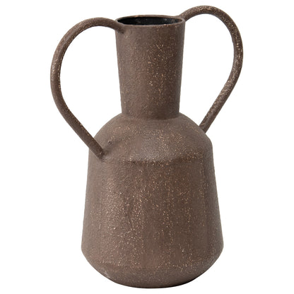 Artisan Aged Vase with Heart Shape Handles