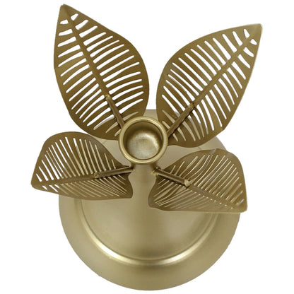 Aura Leaves Taper Candle Holder - Short