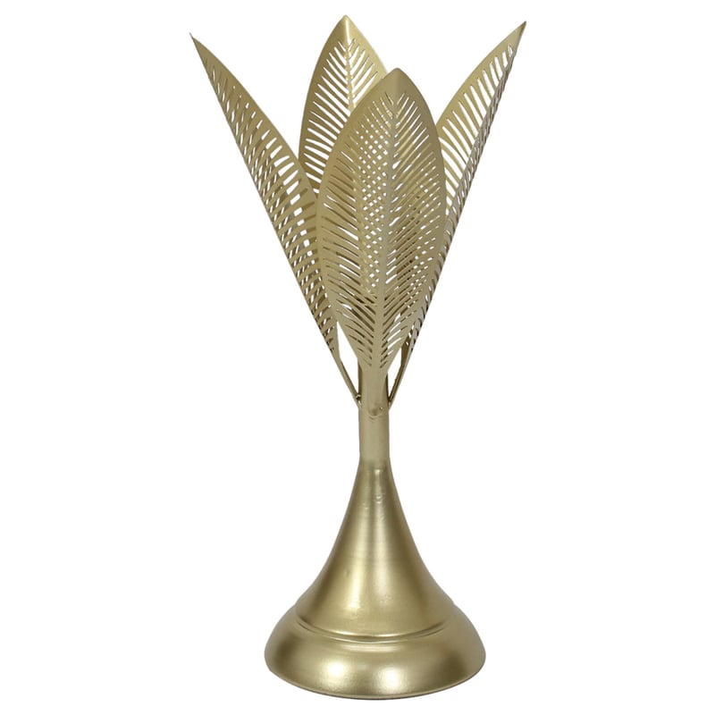 Aura Leaves Taper Candle Holder - Tall