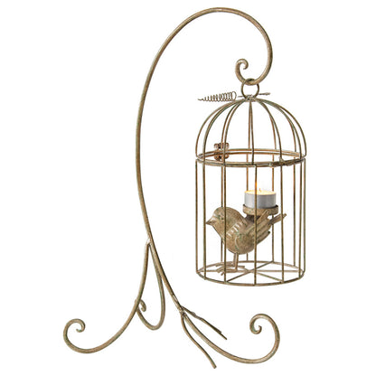 Birdcage on Stand Candleholder