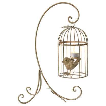 Birdcage on Stand Candleholder