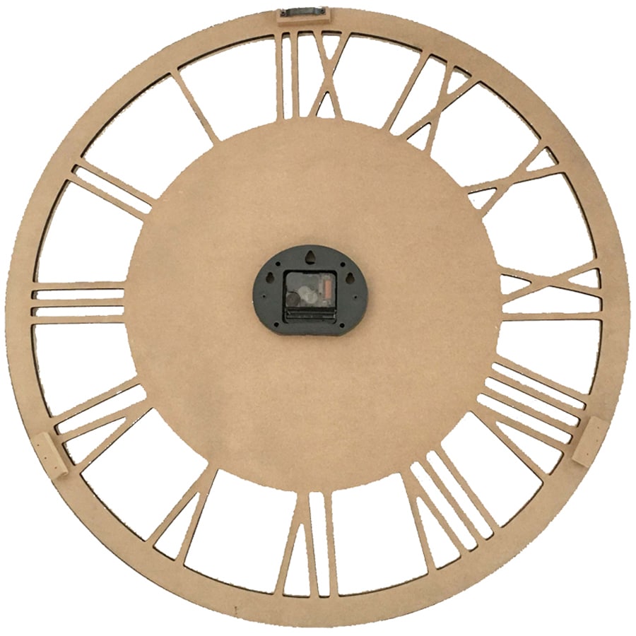 Carved Industro Hamptons Wall Clock