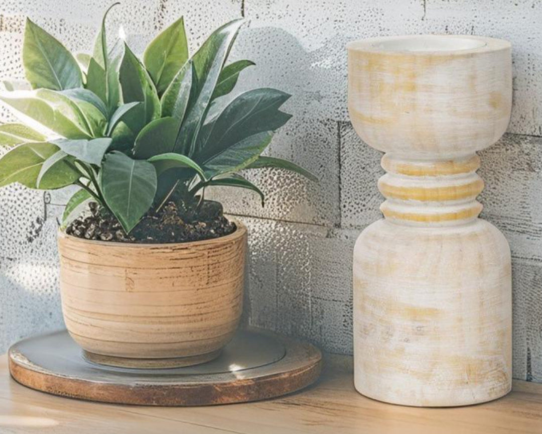 Carved Loop Contemporary Pillar