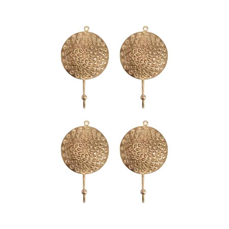 Circular Handcrafted Mandala Wall Hooks 