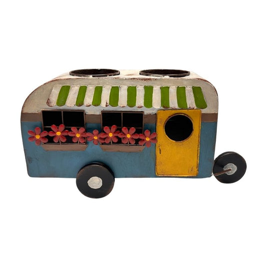 Colourful Caravan Double Pot Planter