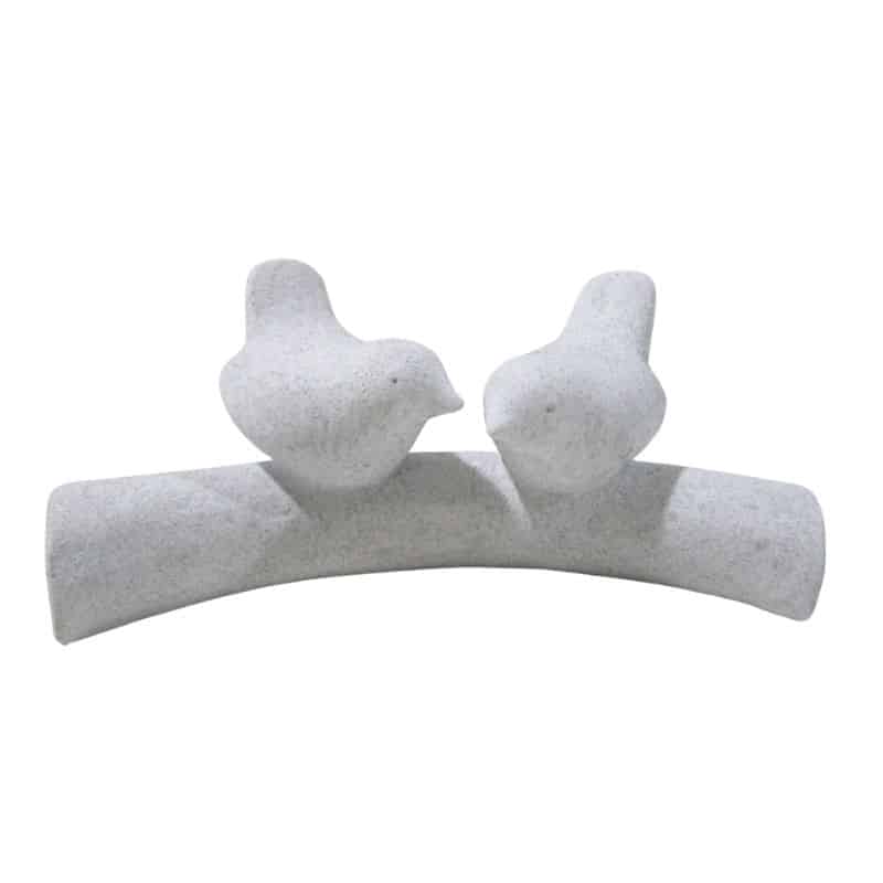 Contemporary Birds on Branch Ornament