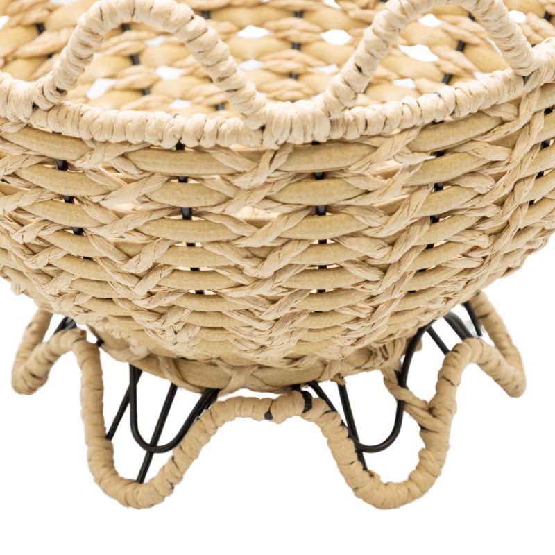 Contemporary Woven Footed Bowl