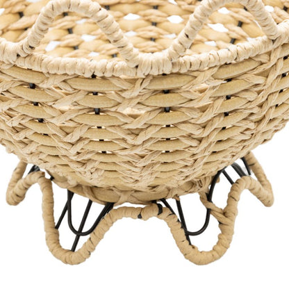Contemporary Woven Footed Bowl