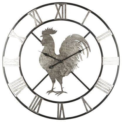 Country Rooster Wall Clock