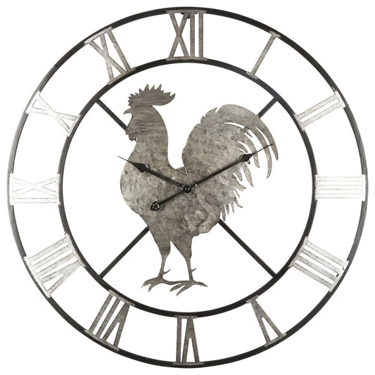 Country Rooster Wall Clock