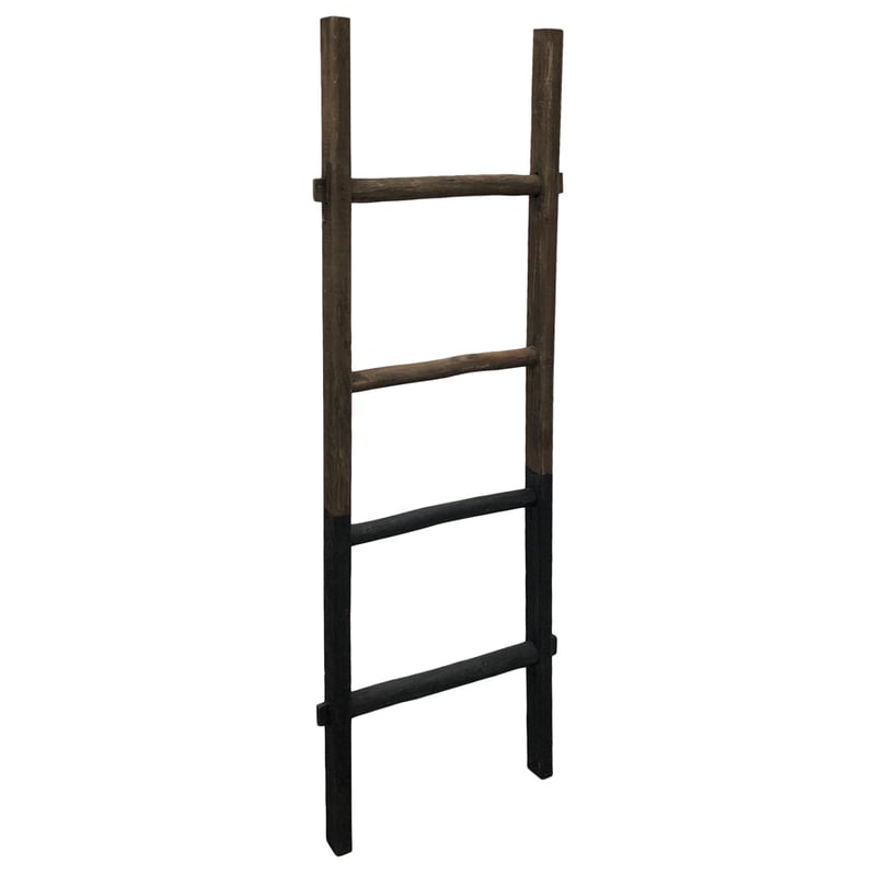 Decorative Wooden Indoor Leaning Display Ladder