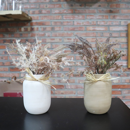 Dried Flowers Ceramic Vase