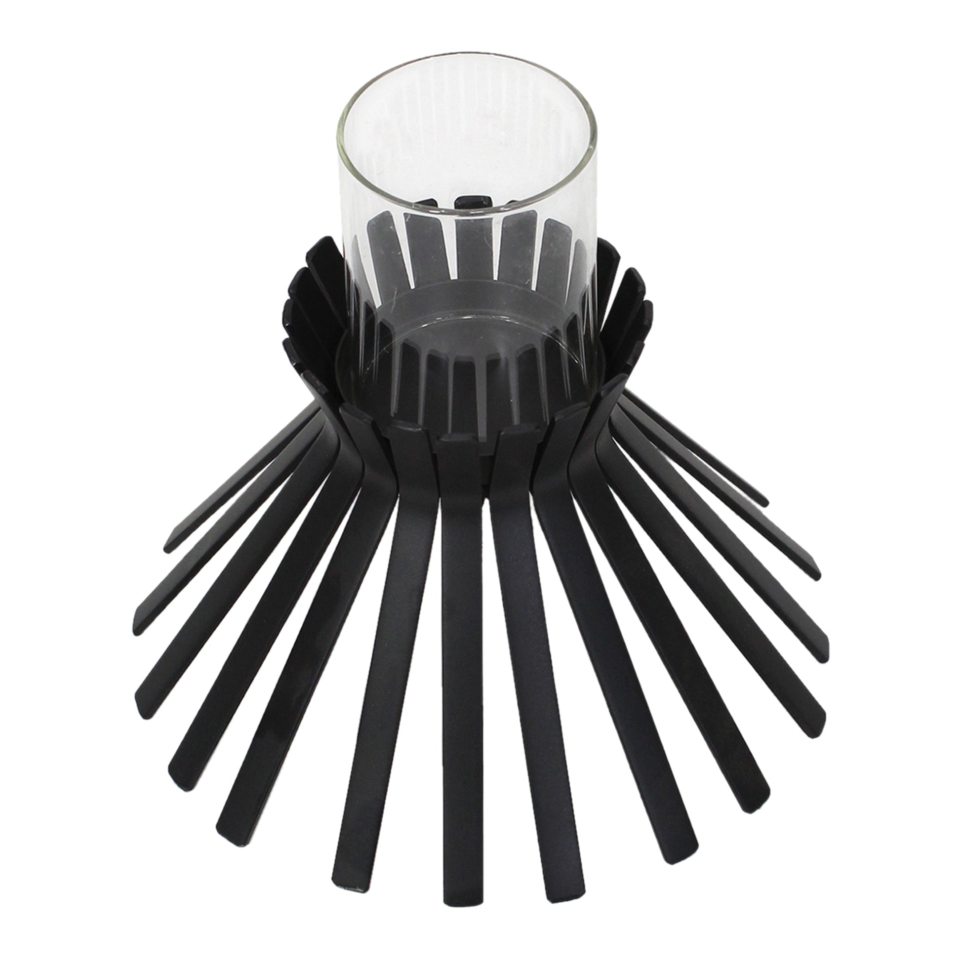 Eclipse Slatted Pillar Candle Holder