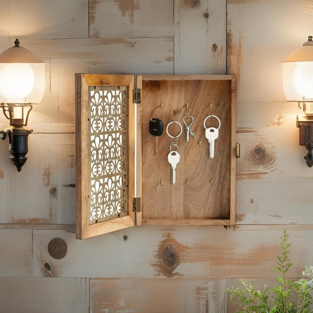 Fleur Hand Crafted Key Box