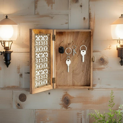 Fleur Hand Crafted Key Box
