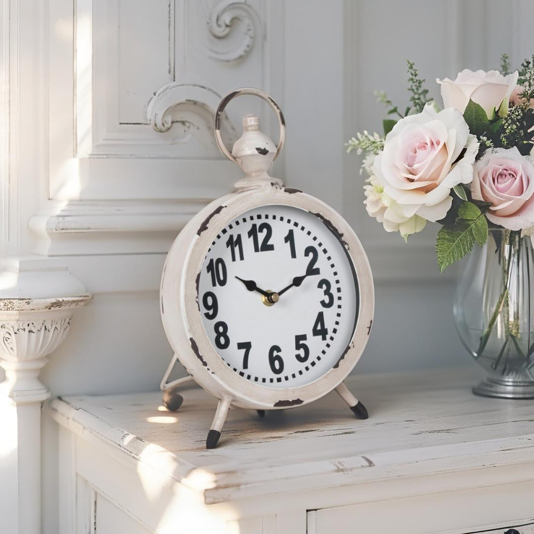 French Provincial Round Table Clock