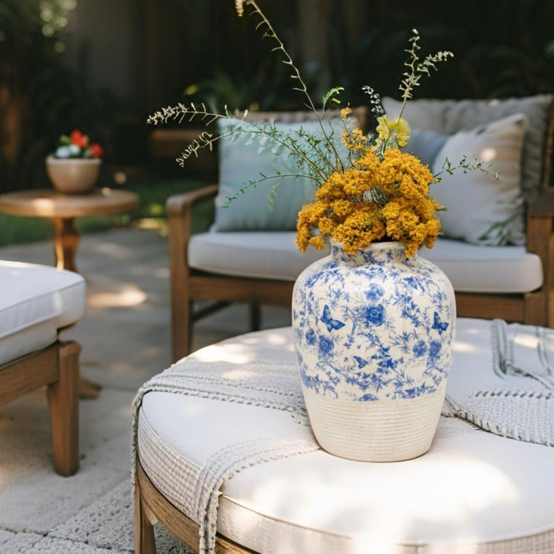 Glazed Stoneware Vase