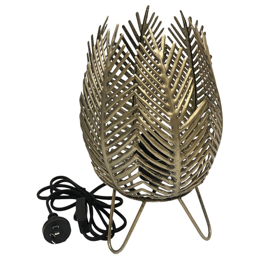 Gold Leaf Table Lamp