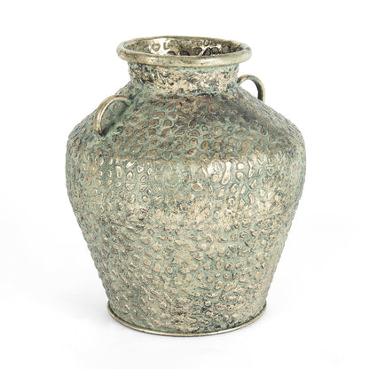 Hammered Antique Gold Urn