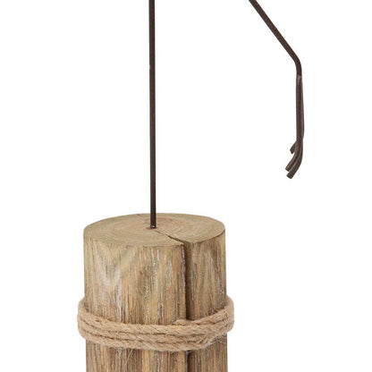 Herons on Wooden Stump