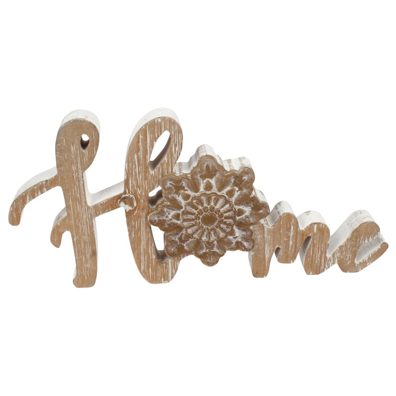 Home with Mandala Table Plaque