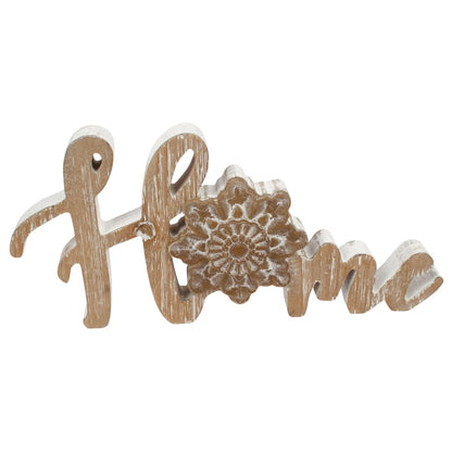 Home with Mandala Table Plaque