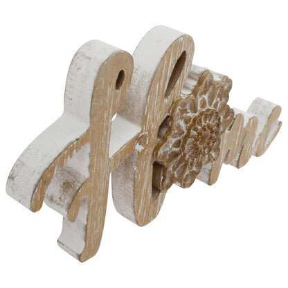 Home with Mandala Table Plaque