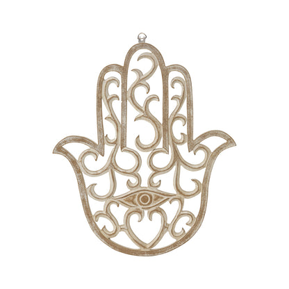 Lucky Hand Hand Carved Wall Art