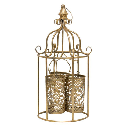 Lustre Cage with 3 Pillar Holders