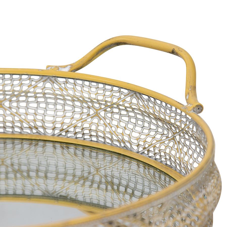Lustre Nested Hive Mirrored Trays