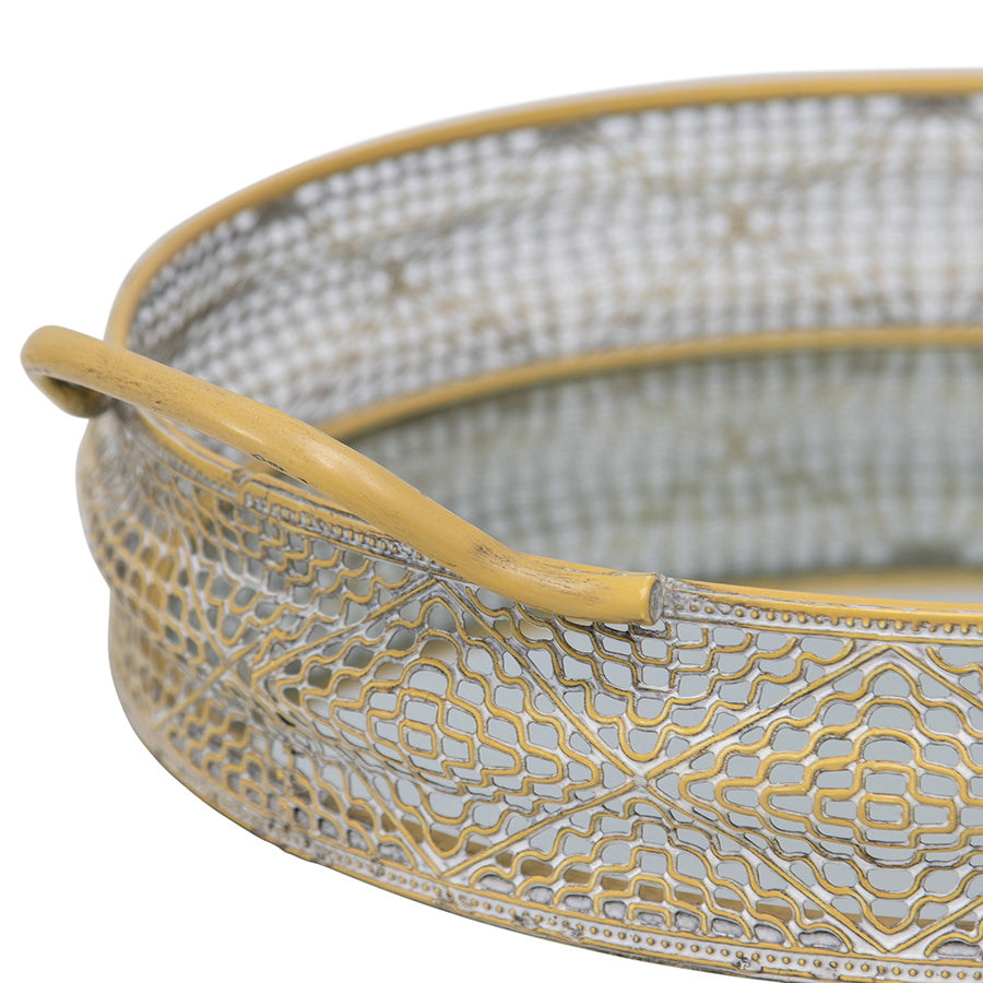 Lustre Nested Hive Mirrored Trays