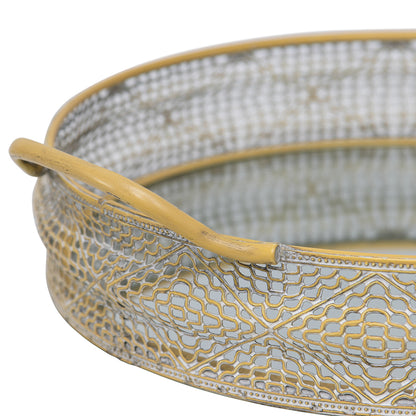 Lustre Nested Hive Mirrored Trays