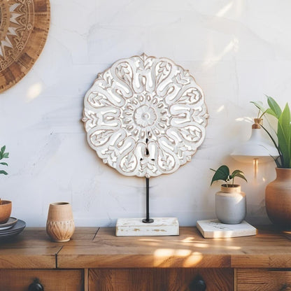 Mandala Plaque on Base
