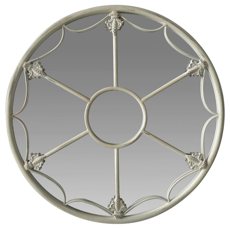 Martinique Fleur Round Wall Mirror