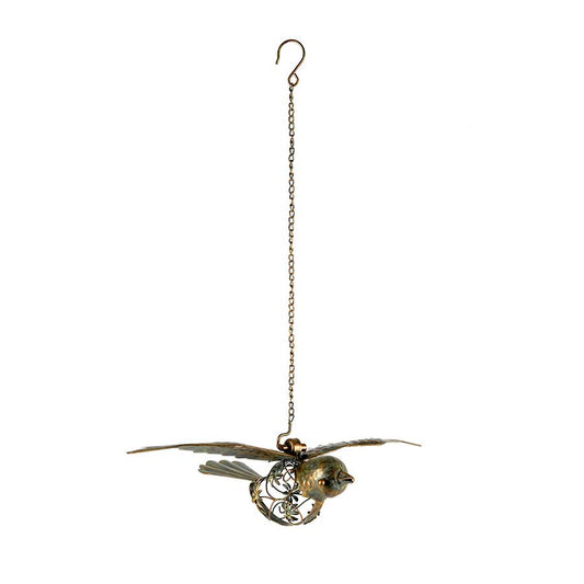 Metal Hanging Robin