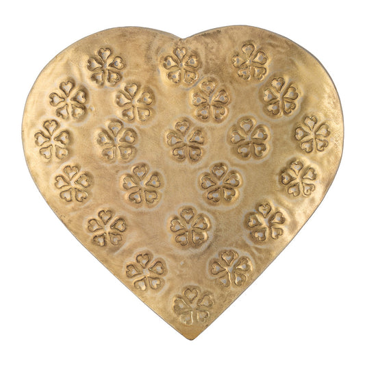 Metal Pressed Hand Crafted Heart Shape Bowl