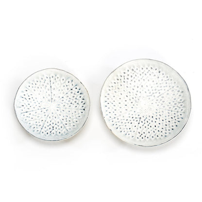 Metal Punched Hamptons Candle Plate