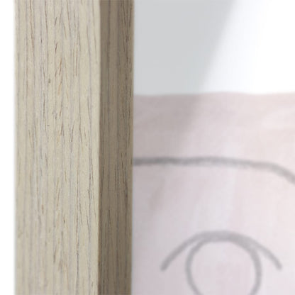 Mixed Emotions Wall Print with Oak Frame